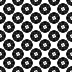 Lucky roulette pattern seamless background texture repeat wallpaper geometric vector