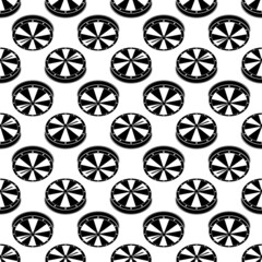 Fortune wheel pattern seamless background texture repeat wallpaper geometric vector