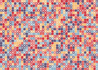 Fototapeta premium Abstract Geometric Pattern generative computational art illustration