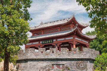 Fototapeta premium Hubei Wuhan Garden Expo Park summer scenery, China