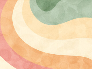 背景素材　背景　壁紙　模様　柄　曲線　カーブ　秋　水彩　テクスチャ　淡い　素材