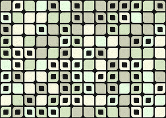 Abstract Geometric Pattern generative computational art illustration