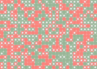 Abstract Geometric Pattern generative computational art illustration