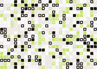 Abstract Geometric Pattern generative computational art illustration