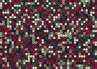 Fototapeta premium Abstract Geometric Pattern generative computational art illustration