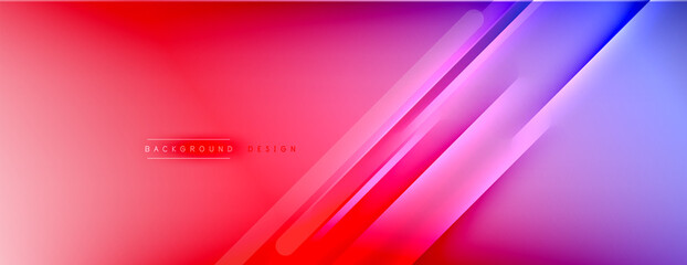 Abstract background. Shadow lines on bright shiny gradient background.