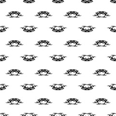 Obraz premium Hexacopter pattern seamless background texture repeat wallpaper geometric vector
