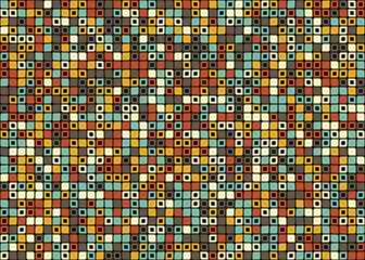 Abstract Geometric Pattern generative computational art illustration