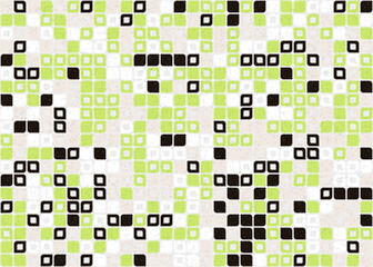 Abstract Geometric Pattern generative computational art illustration