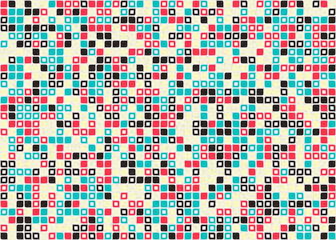 Fototapeta premium Abstract Geometric Pattern generative computational art illustration