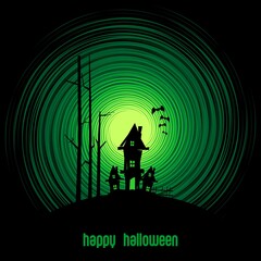 vector illustration of helloween party background