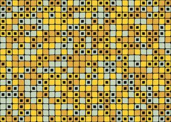 Abstract Geometric Pattern generative computational art illustration