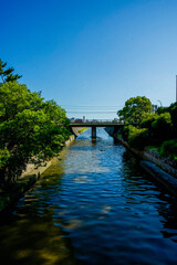 bridge over the river