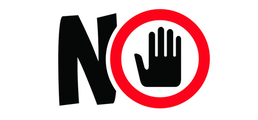 Obraz premium Caution, do not enter, danger, warning icon. Stop halt allowed area pictogram. Vector walking, walk sign. Forbidden signboard. 