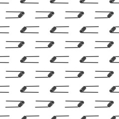 Spiral element cigarette pattern seamless background texture repeat wallpaper geometric vector