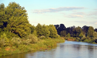 Rzeka Liwiec, Polska
