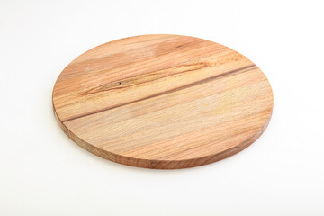 Wooden board for kitchen isolated