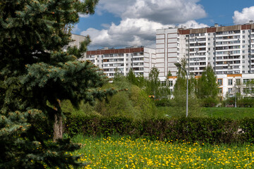 Zelenograd - an eco-friendly area in Moscow, Russia