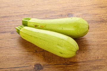 Two Young zucchini for cooking