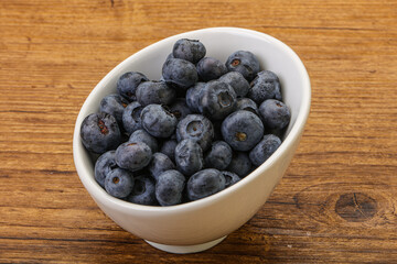 Ripe sweet tasty blueberries heap