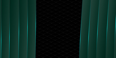 Black and green background