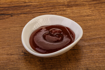Fototapeta na wymiar Traditional Barbicue sauce in the bowl