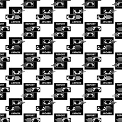 Expense report pattern seamless background texture repeat wallpaper geometric vector