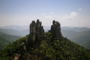 Rocky outliers. Dragon Park. Chistovodnoe, Primorsky Territory (Primorye) Far East, Russia