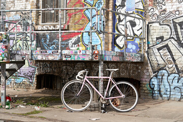 Fahrrad in Friedrichshain, Berlin