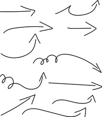 hand drawn arrows