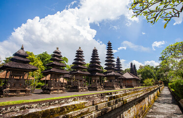 Fototapeta na wymiar Traditional balinese hindu Temple Taman Ayun in Mengwi. Bali, Indonesia.