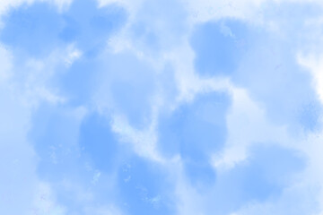 水色の水彩風にじみテスクチャー