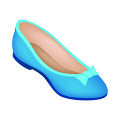 Flat Shoe Emoji Icon Illustration Sign. Fashion Vector Symbol Emoticon Design Vector Clip Art.