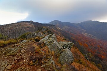 Bukowe Berdo, autumn weather in Bieszczady, Bieszczady mountains