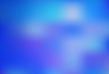 Light BLUE vector glossy bokeh pattern.