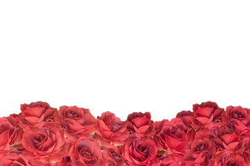 真っ赤な薔薇の花束の切り抜き ローズ バラの花 真紅のばらのデコレーション背景画像 カード タイトルスペース Background Canvas Print Backgrou Monstrose