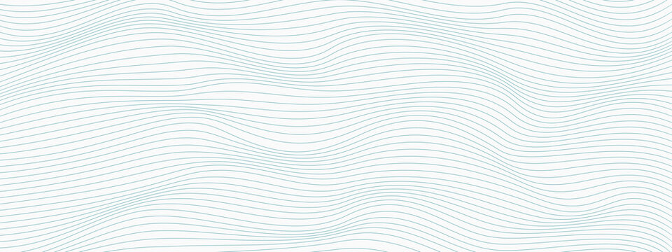monochrome thin light blue linear abstract curved wavy vertical pattern for background, wallpaper, banner, label etc. vector design