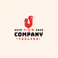 chicken rooster logo design