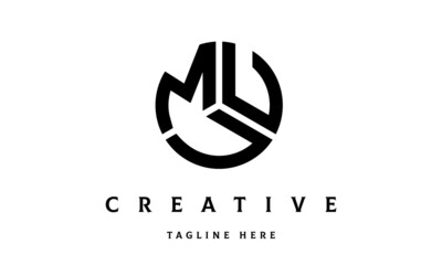 MUU creative circle three letter logo