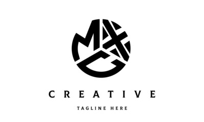 MXC creative circle three letter logo