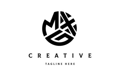 MXG creative circle three letter logo