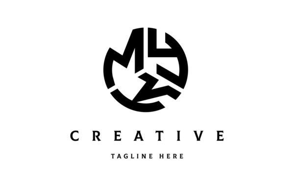 MYK creative circle three letter logo