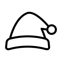 サンタクロースの帽子のアイコン　Santa Claus Hat vector icon