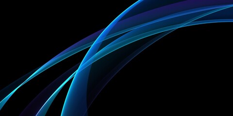 Abstract blue light wave futuristic background
