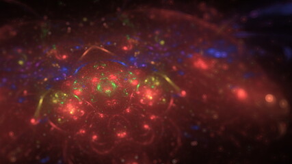 Fototapeta premium 抽象的な宇宙のような背景