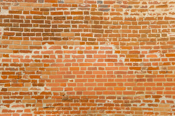 Fototapeta premium old red brick wall background