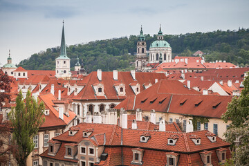 Obraz premium Prague old town on a summer day