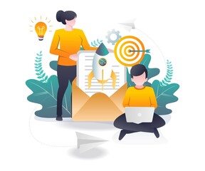 Email marketing and social media sales strategy