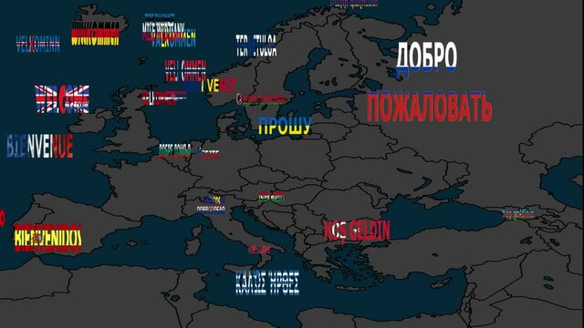Traducci&oacute;n Bienvenidos pa&iacute;ses de Europa