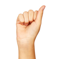 american sign language letter a